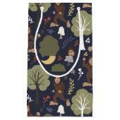 ビッグフットの真夜中の森林冒険 スモールペーパーバッグ (正面)