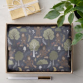 ビッグフットの真夜中の森林冒険 薄葉紙 (ギフト)