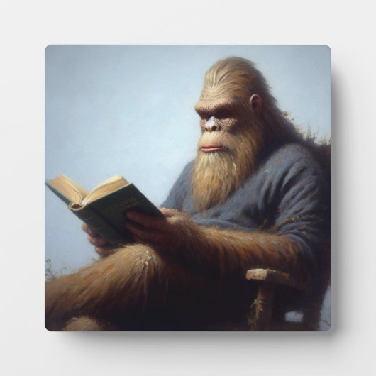 ビッグフットの読書 フォトプラーク (正面)