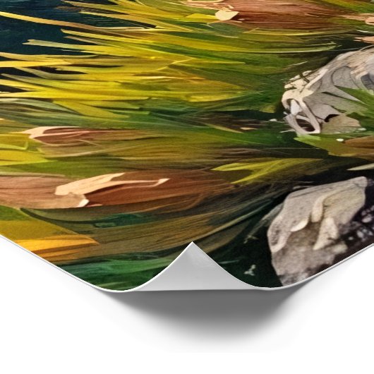 ビッグフットの谷セレナーデ:穏やかなTouch ポスター (角)