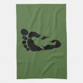 ビッグフットの足跡 キッチンタオル (縦)