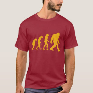 ビッグフットの進化のTシャツ Tシャツ