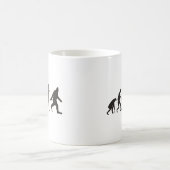 ビッグフットの進化 コーヒーマグカップ (中央)