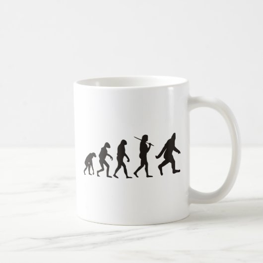 ビッグフットの進化 コーヒーマグカップ (右)
