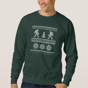ビッグフットの醜いクリスマスのスエットシャツ スウェットシャツ