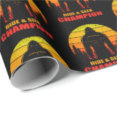 ビッグフットの隠れ家チャンピオンおもしろい ラッピングペーパー (ロールコーナー)