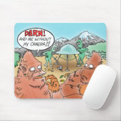 ビッグフットはエイリアンに会い、彼のカメラのマウスパッドをほしいと思います マウスパッド (マウス)