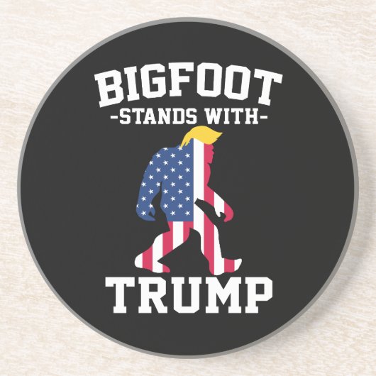 ビッグフットはトランプ2024選挙で立つ コースター (正面)