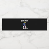 ビッグフットはトランプ2024選挙で立つ ペットボトルラベル (シングルラベル)