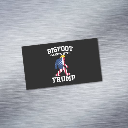 ビッグフットはトランプ2024選挙で立つ マグネット名刺 (インサイチュ)