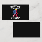 ビッグフットはトランプ2024選挙で立つ 名刺 (正面/裏面)