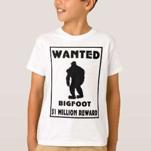 ビッグフットはポスターがほしいと思いました Tシャツ