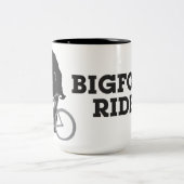 ビッグフットはマグに乗ります ツートーンマグカップ (中央)