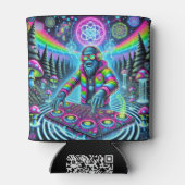 🚀ビッグフットは彼のKooziesをレベルアップ!🌌 缶クーラー (裏面)