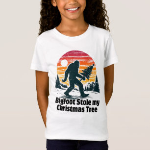 ビッグフットは私のクリスマスツリーを盗んだ Tシャツ