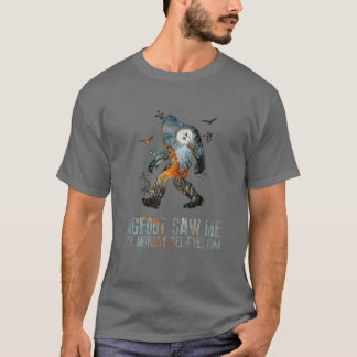 ビッグフットは私を見たが誰も彼信じのbigfootカム tシャツ