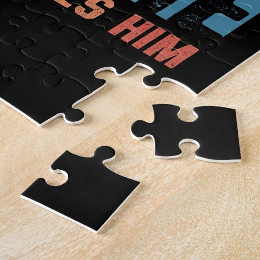 ビッグフットは私を見たが誰も彼信じを見た ジグソーパズル (側面)