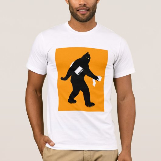 ビッグフットは驚きました Tシャツ (正面)