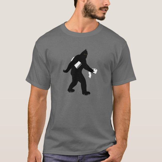 ビッグフットは驚きました Tシャツ (正面)