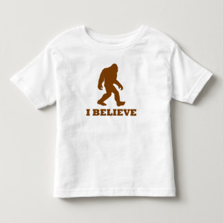 ビッグフットはI信じます トドラーTシャツ