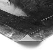 ビッグフットまたはサスクワッチのフォトブースポスターアートプリント ポスター (角)