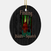 ビッグフットを見つけないこと セラミックオーナメント (右)