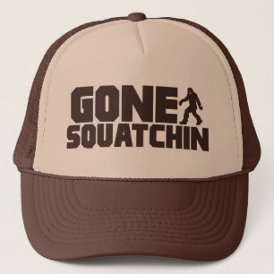 ビッグフットを見つけるボボによって行くSQUATCHINの帽子 キャップ