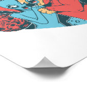 ビッグフットエイリアンサスカッチおもしろいキャンピングギフト ポスター (角)