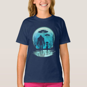 ビッグフットエイリアンUFOディスクロージャー共謀贈り物 Tシャツ