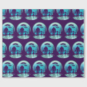 ビッグフットエイリアンUFO ラッピングペーパー (フラット)