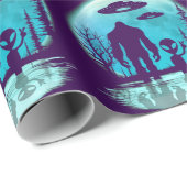 ビッグフットエイリアンUFO ラッピングペーパー (ロールコーナー)