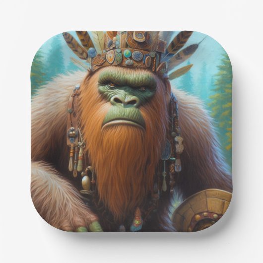 ビッグフットエコ戦士 ペーパープレート (正面)