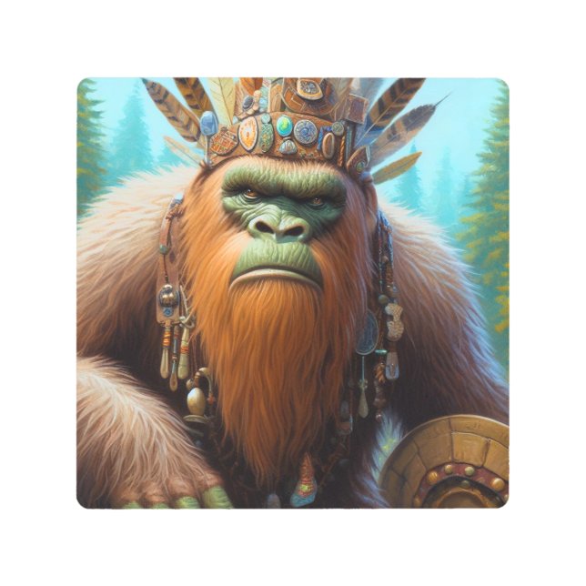 ビッグフットエコ戦士 メタルプリント (正面)