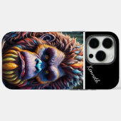 ビッグフットカラフル視線 Case-Mate iPhoneケース (裏面 (横))