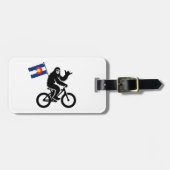 ビッグフットサイクリングコロラドフラッグ ラゲッジタグ (正面横)