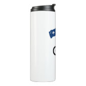 ビッグフットサイクリングサウスカロライナ州旗 タンブラー (回転左)