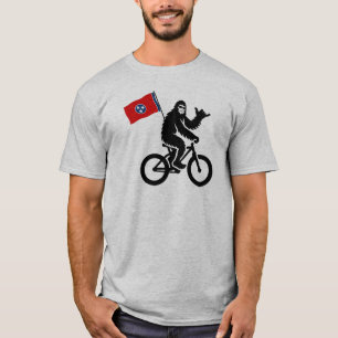 ビッグフットサイクリングテネシー国旗 Tシャツ