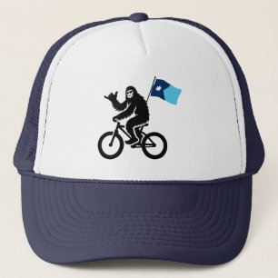 ビッグフットサイクリングミネソタ国旗 キャップ