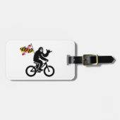 ビッグフットサイクリングメリーランド州旗 ラゲッジタグ (正面横)