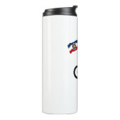 ビッグフットサイクリングユタ州旗 タンブラー (回転左)