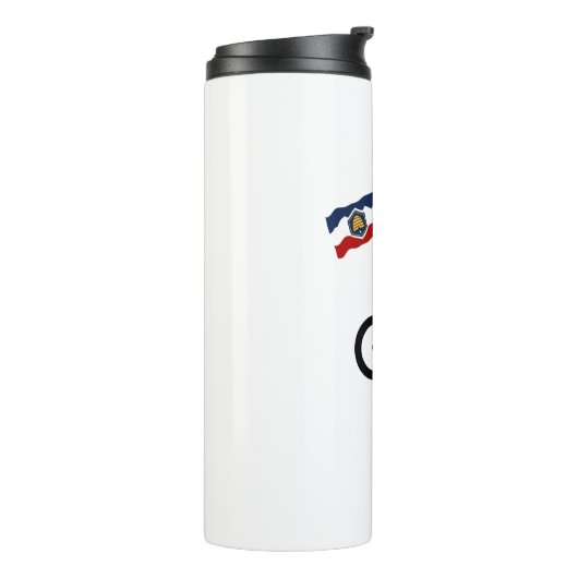 ビッグフットサイクリングユタ州旗 タンブラー (回転左)