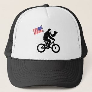 ビッグフットサイクリング米国国旗 キャップ