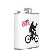 ビッグフットサイクリング米国国旗 フラスク (右)