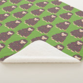 ビッグフットサスカッチクリスマス シェルパブランケット (3/4)