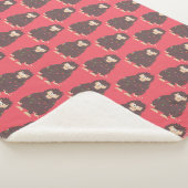 ビッグフットサスカッチクリスマス シェルパブランケット (3/4)