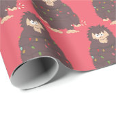 ビッグフットサスカッチクリスマス ラッピングペーパー (ロールコーナー)