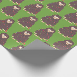 ビッグフットサスカッチクリスマス ラッピングペーパー