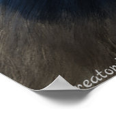 ビッグフットサスカッチポートレートクローズアップIII ポスター (角)