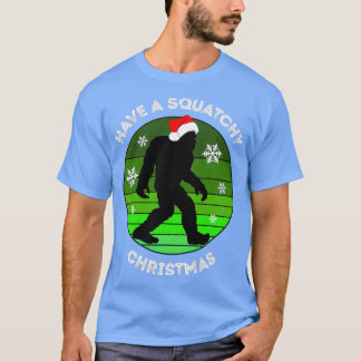 ビッグフットサスカッチメリークリスマス Tシャツ