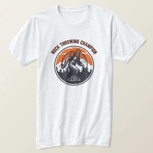 ビッグフットサスカッチローディングチャンピオン Tシャツ (デザイン正面)